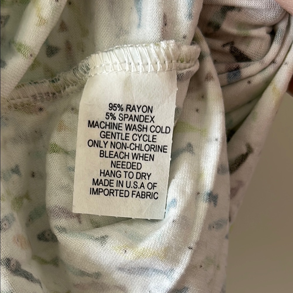 Salaam multicolor, fish Drape Blouse in the USA - Picture 5 of 5